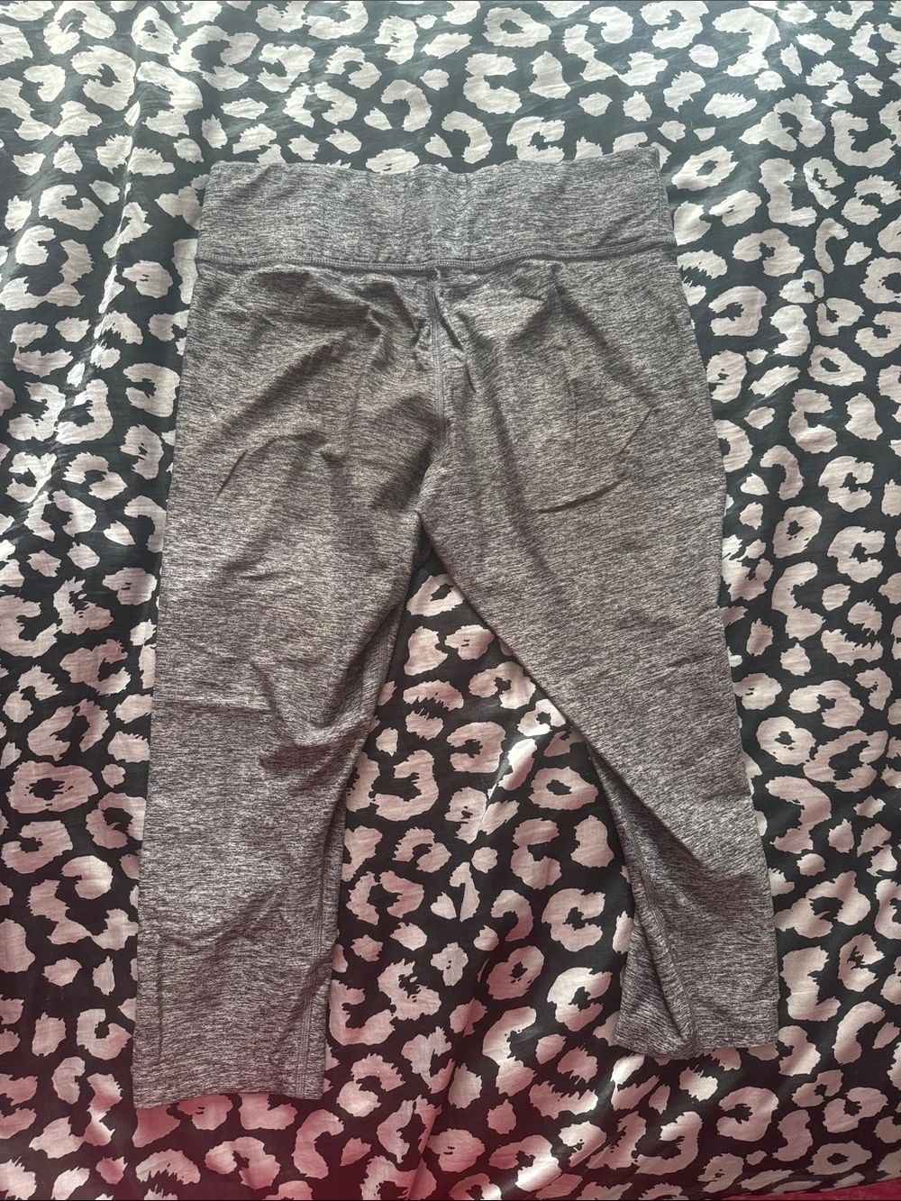 Gray Performance Capri Leggings